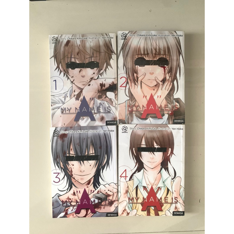 Komik Manga Set My Name is A 1,2,3,4
