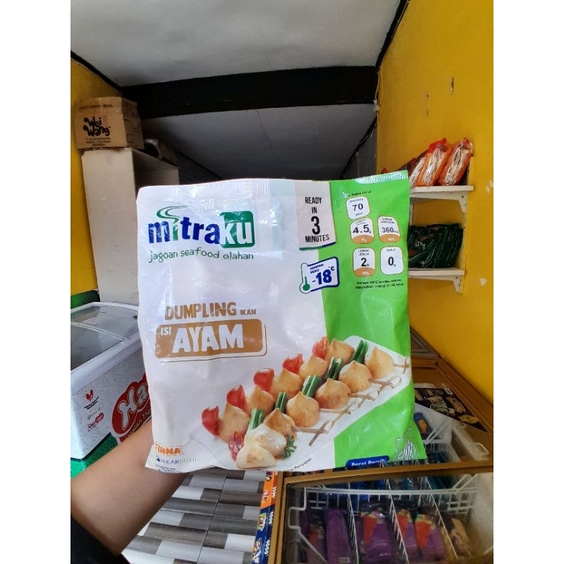 

Mitraku Dumpling Ikan Isi Ayam 500gr