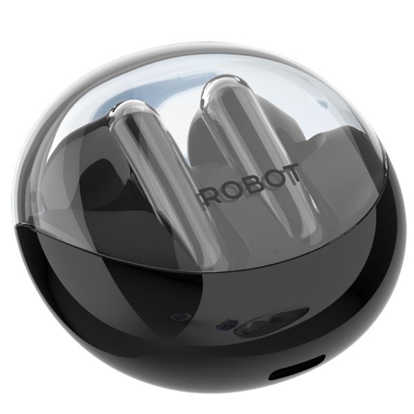 ROBOT TWS Wireless Earphone Flybuds T30 With Transparent Case Bluetooth 5.3
