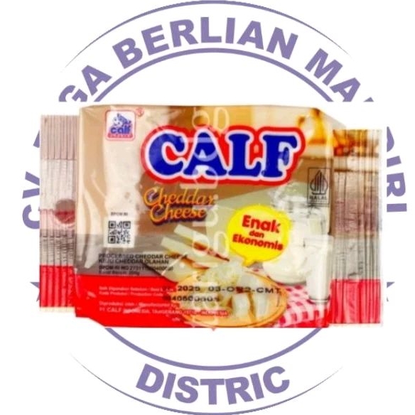 

KEJU CALF CHEDDAR SERBAGUNA 200GRAM