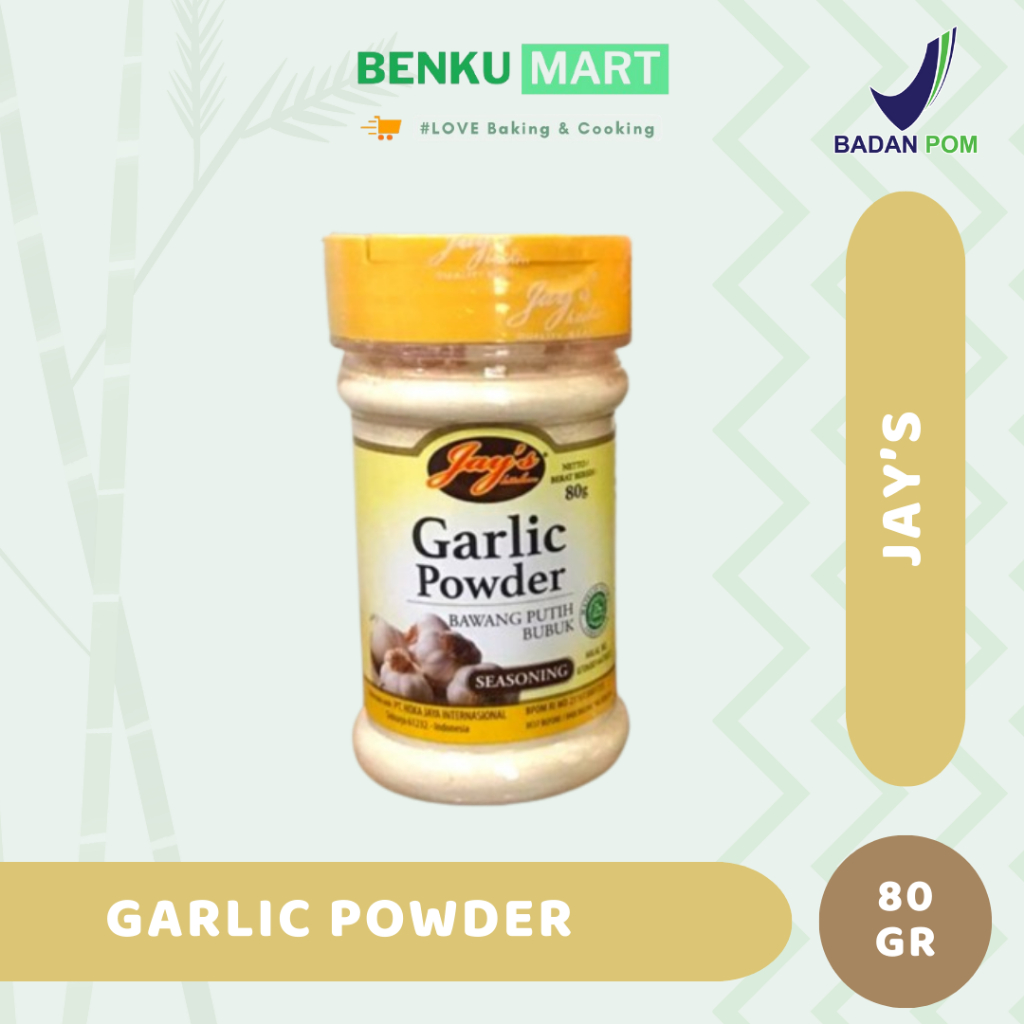 

Jay's Garlic Powder | Bubuk Bawang Putih Jays 80 Gr