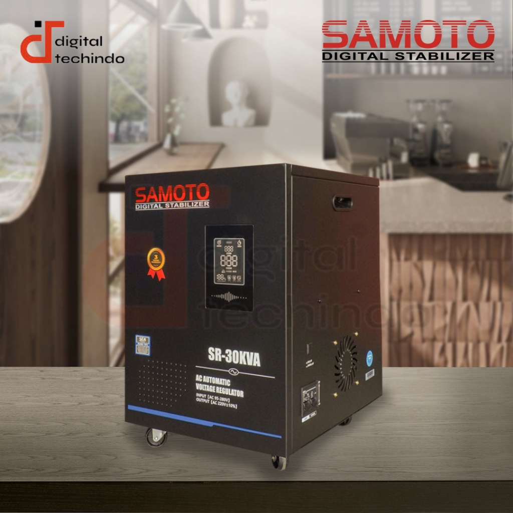 SAMOTO Relay Stabilizer 30KVA AVR Stabiliser 30000VA Relay Controlled Series SR30KVA
