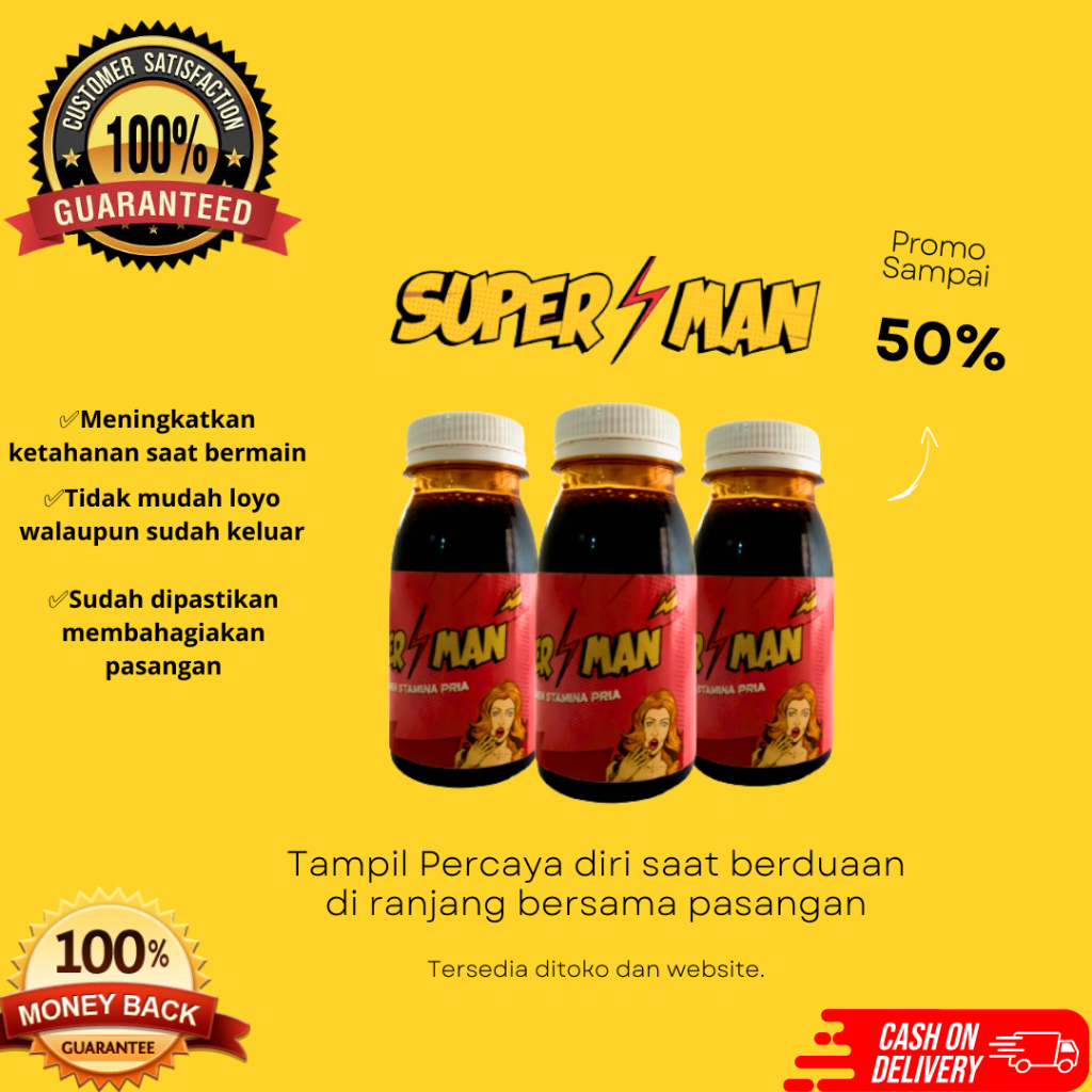 Madu SUPERMAN Obat Original Mulivitamin Kuat Penambahan Energi NutrisiStamina Kesejahteraan Badan La