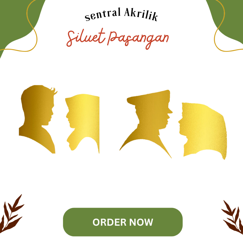 SILUET AKRILIK UNTUK MAHAR