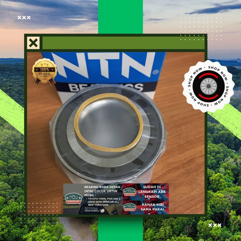 BEARING RODA DEPAN NEW VIOS YARIS NTN ORIGINAL JAPAN WITH ABS SENSOR