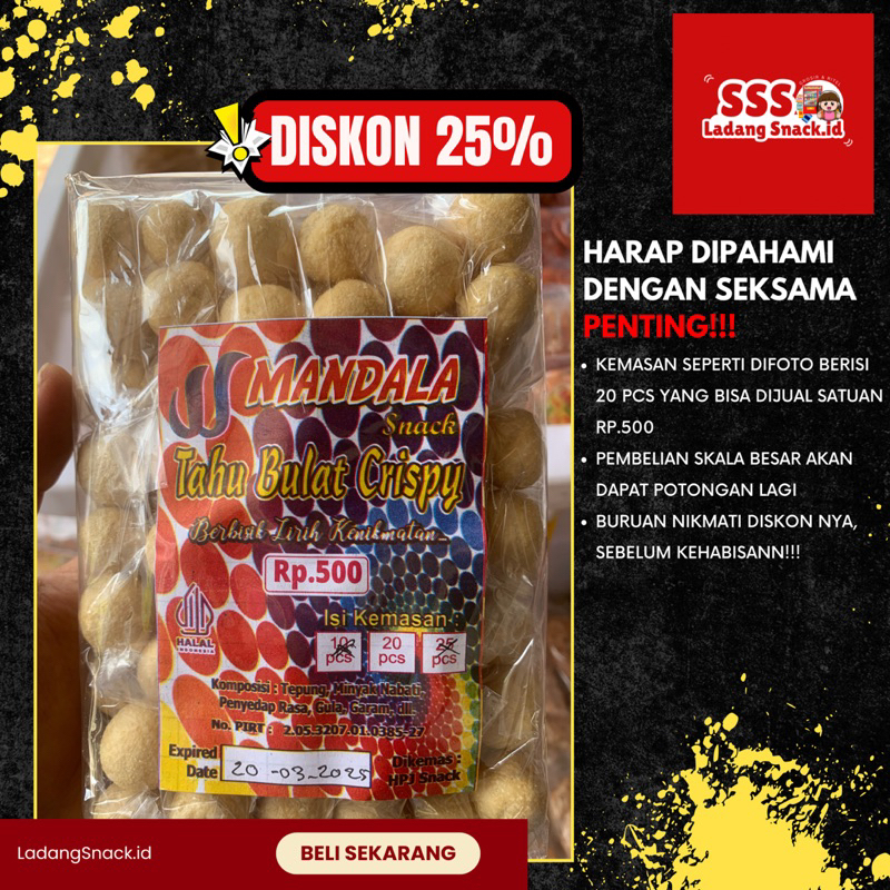 

Tahu Bulat Original Enakk