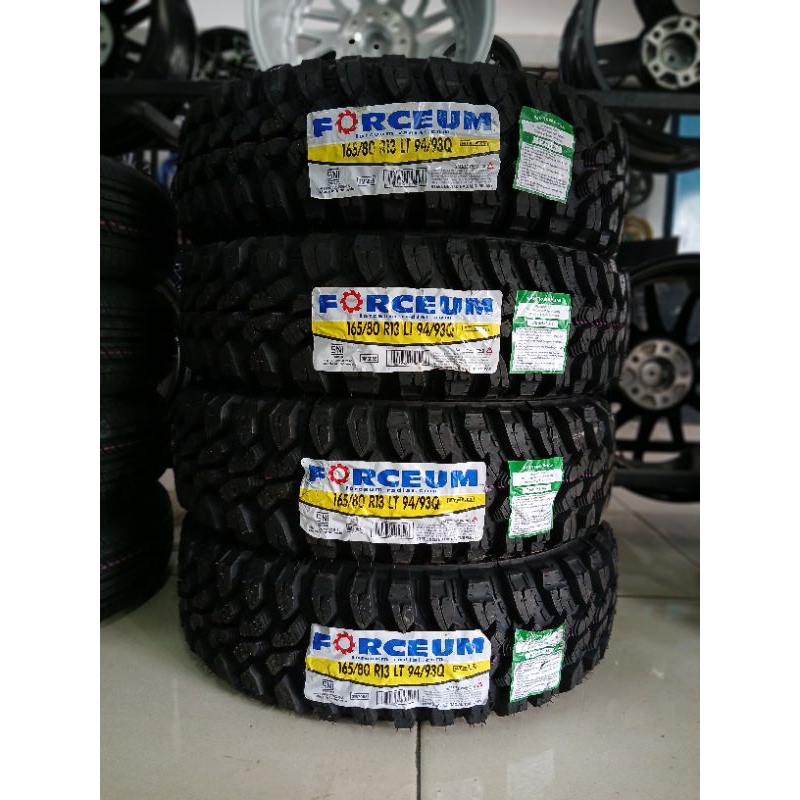 Ban mobil r13 ragi kasar / mt ukuran 165 80 r13 Forceum mt cocok buat lumpur 165/80 r13