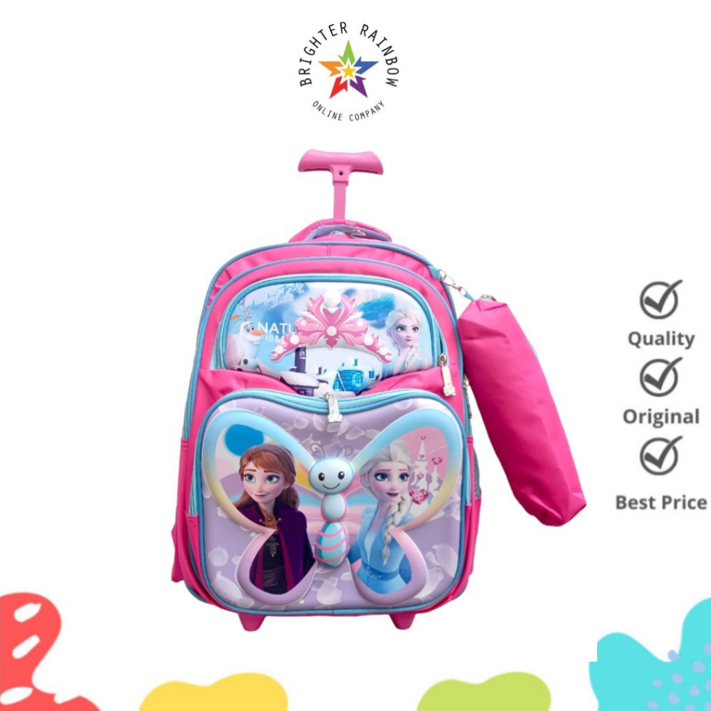 TAS RANSEL TROLLY POLO EAGLE 26001 RANSEL ANAK SEKOLAH TK/SD KARAKTER PEREMPUAN