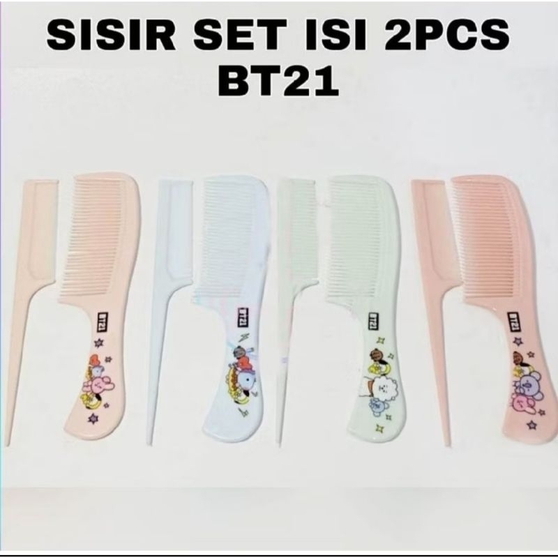 Sisir BT21 isi 2 pcs