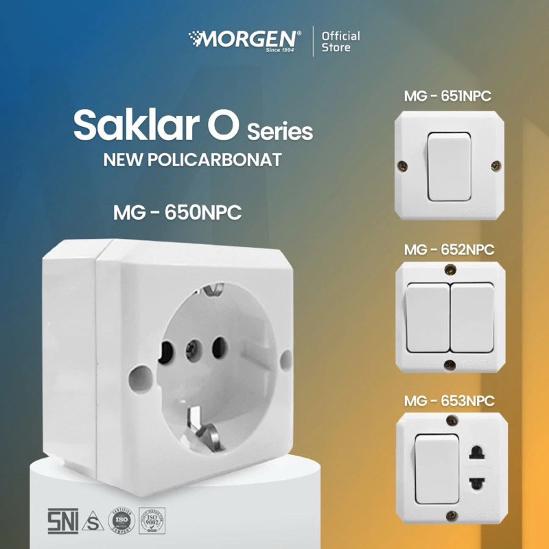 MORGEN SAKLAR OB OUTBOW Tempel Tembok / Kayu ENGKEL / SERI / STOP KONTAK / ENGKEL STOP OB Saklar Whi