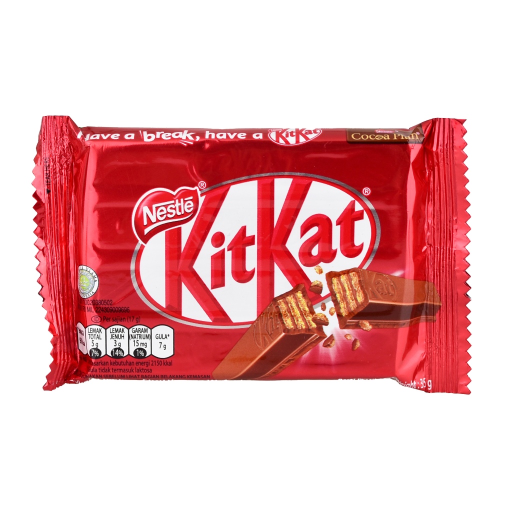 

Kit Kat 4F Chocolate Wafer 35gr cokelat coklat Nestle KitKat Kit-kat