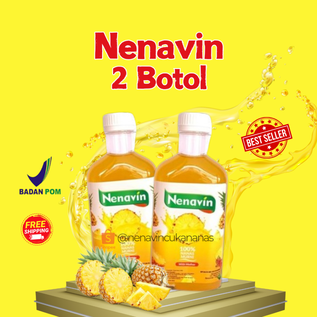 

Nenavin Cuka Nanas 2 botol Bisa COD