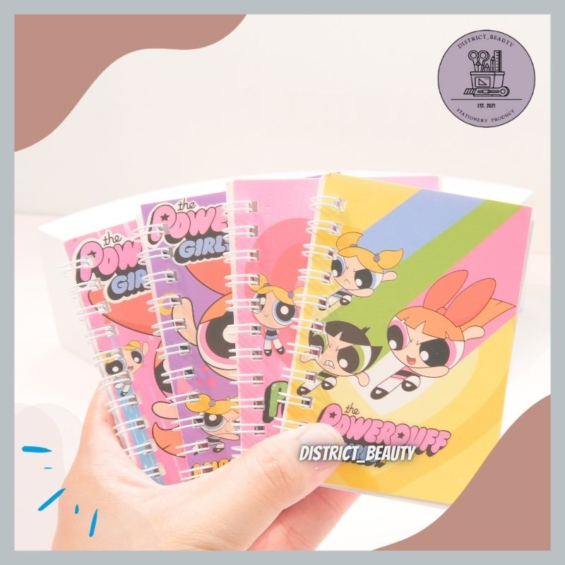 

BUKU SPIRAL MINI MOTIF POWER PUFF GIRL NOTEBOOK MINI BUKU TULIS MINI POWER PUFF CEWE CUTE GIRL LUCU TERMURAH