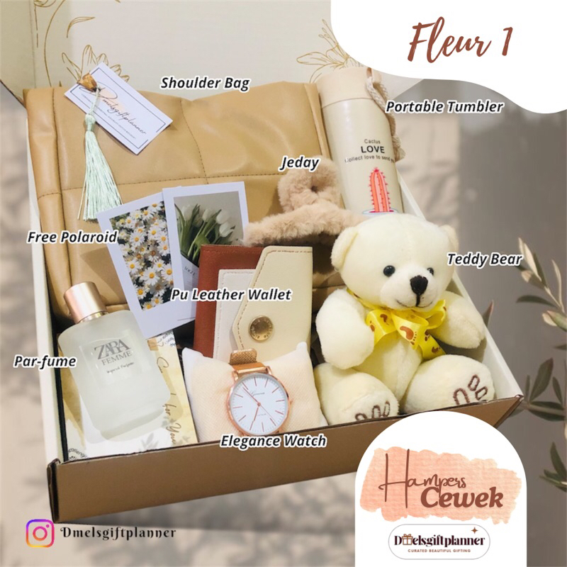 

(Beige)Hampers cewek/Hadiah ulang tahun cewek/hadiah wisuda/hadiah sahabat cewek/gift box asthetic