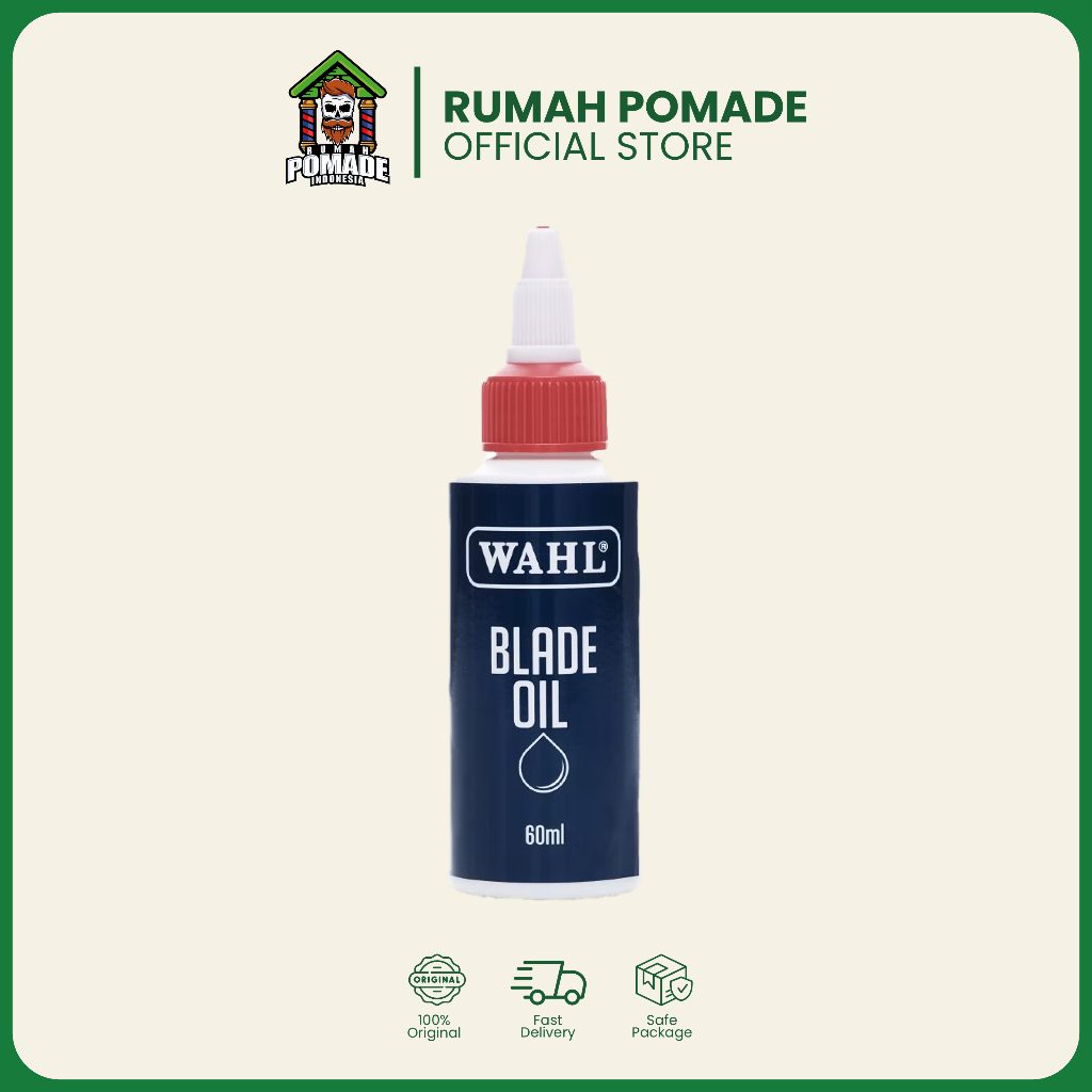 Wahl Blade Oil 60 ml Original USA - Pelumas Pisau alat cukur rambut, Clipper, Trimmer Original Wahl