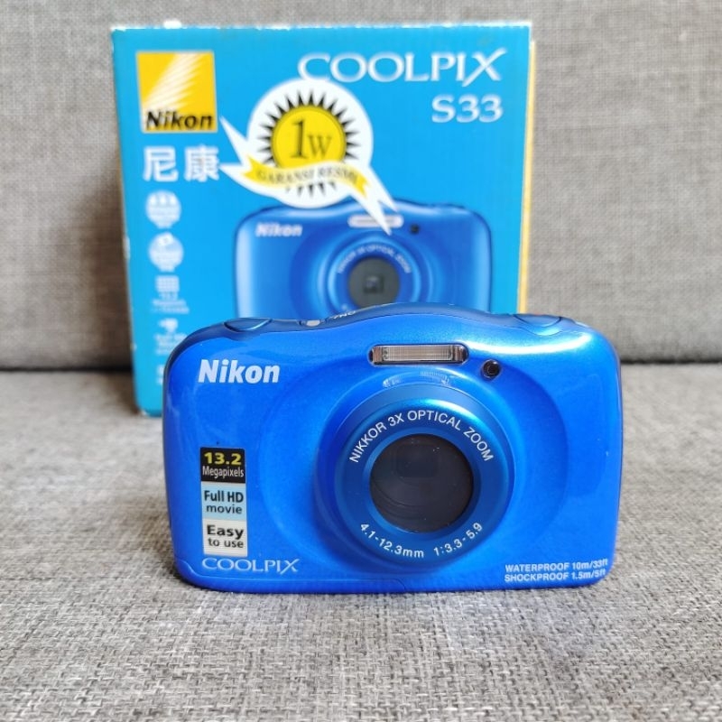 Nikon Coolpix S33 Kamera Waterproof