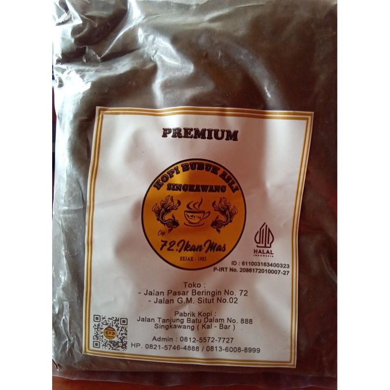 

Kopi Bubuk Premium Asli Singkawang 1/2 KG