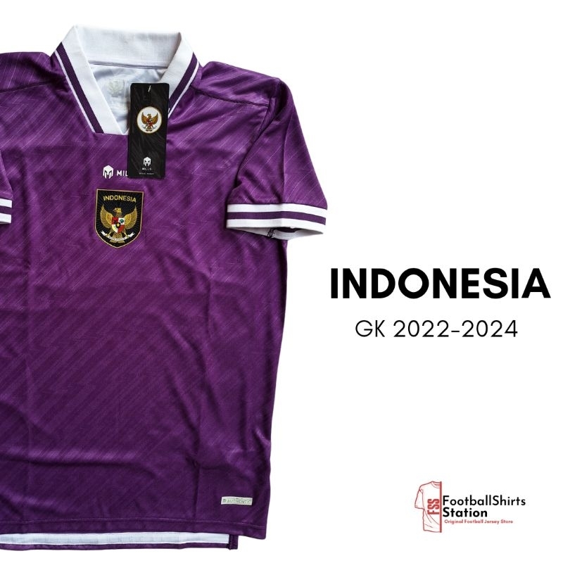 Jersey Timnas Indonesia GK Purple 2022-2024 Original Mills