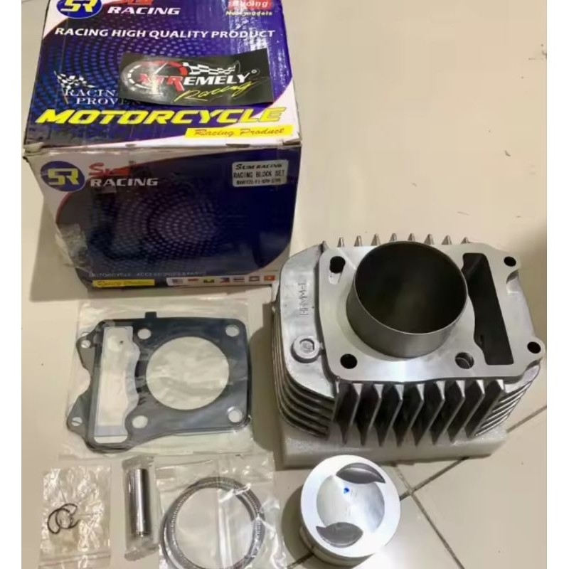 Blok bore up 57mm supra x 125 injeksi,blade injeksi kyz.