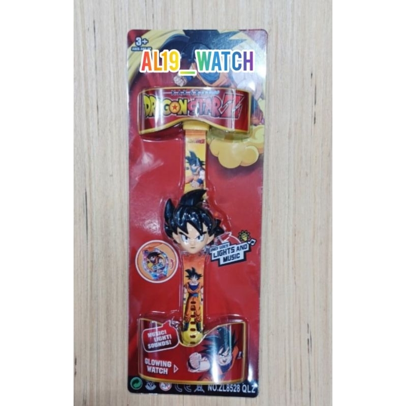 Jam Tangan Anak Lampu Music Dragon ball Terbaru