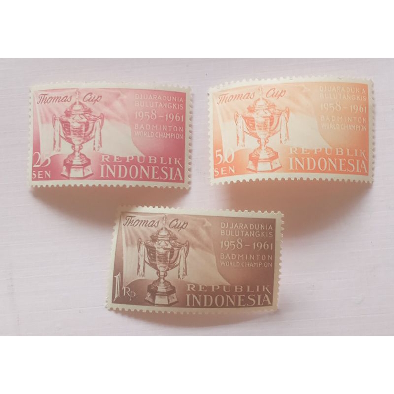 

perangko indonesia. thn 1958. set 3.keping.