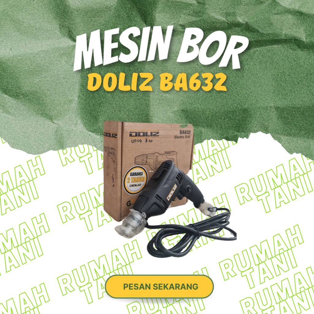 MESIN BOR DOLIZ BA632/MESIN BOR LISTRIK DOLIZ BA632/BOR LISTRIK DOLIZ BA632/ELECTRIC DRILL DOLIZ