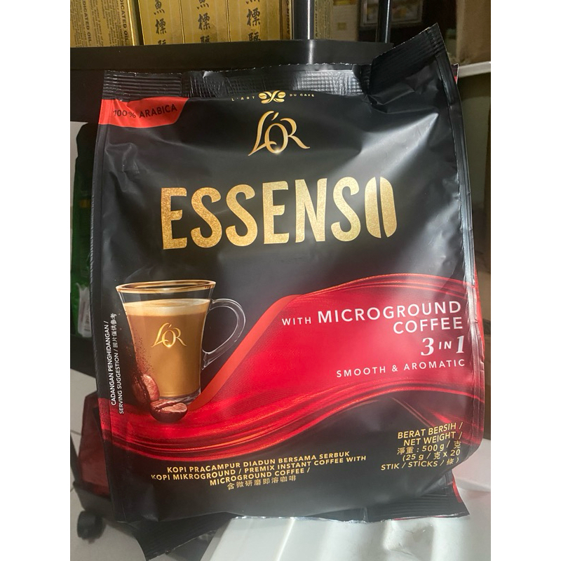 

LOR Essenso Coffee with Microground Coffee 3 in 1 100% arabica