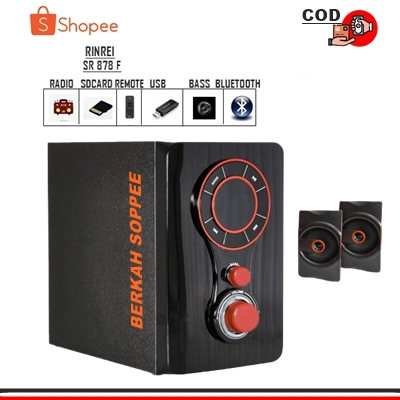 Speaker Rinrei SR-878F / SR-878 F Speaker Bluetooth Speaker Multimedia 2.1 Super Bass 45W