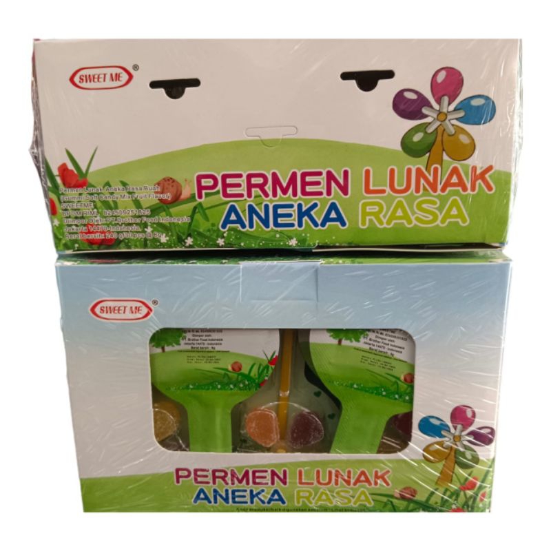 

Permen lunak aneka rasa Sweet meTakaran saji 10g 40 sajian per kemasan