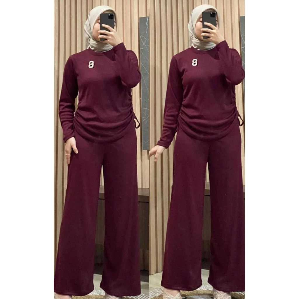 VALLEN SET |ONE SET TERBARU |SETELAN KNIT SERUT |SETELAN SERUT WANITA |ONE SET KNIT PREMIUM |SETELAN