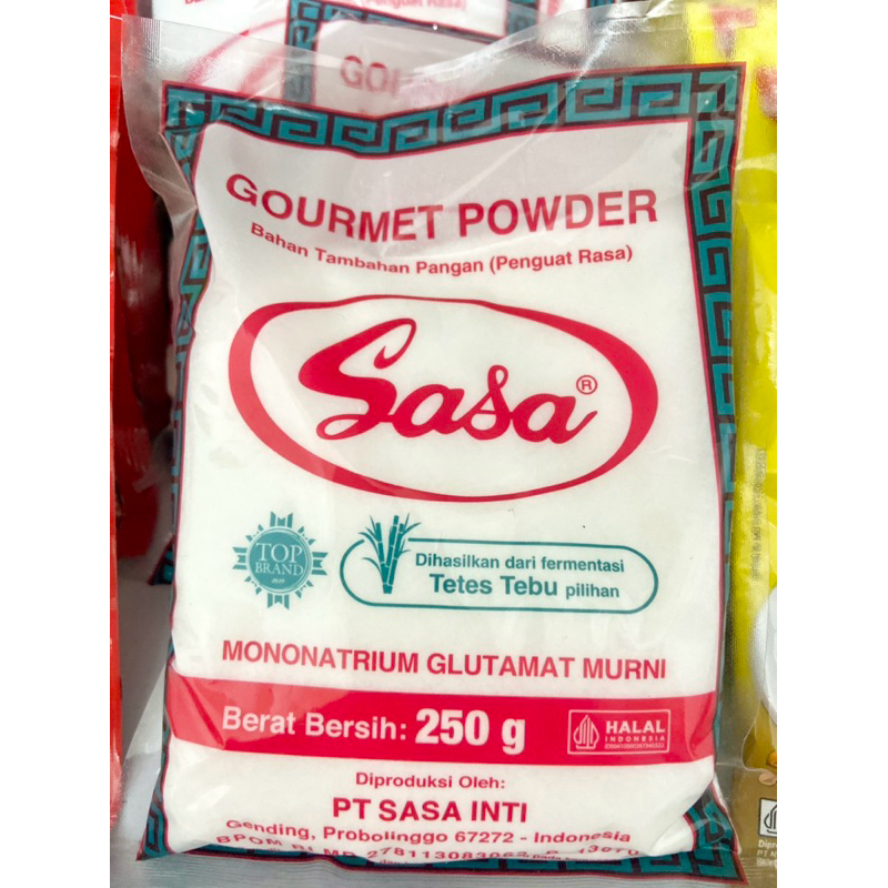 

Sasa gourmet powder 250g | bahan tambahan pangan (penguat rasa) bumbu masak sasa