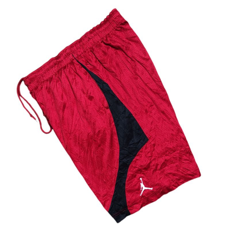 Celana pendek basketball Nike jordan merah celana basket second