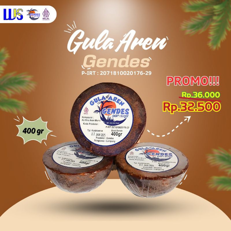 

[SPECIAL PROMO] Gula Aren Murni Asli Gendes