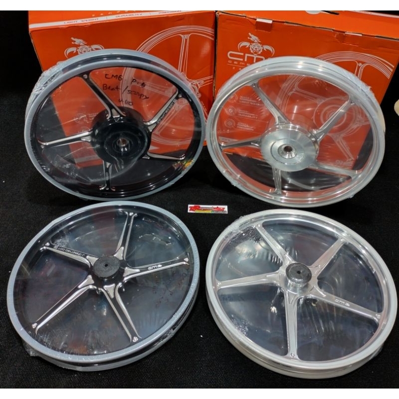 Velg CMG MG511 Original Model ENKEI AK 55 Palang 5 140/160 Ring 17 Vario 110, Beat, Scoopy, Vario 12