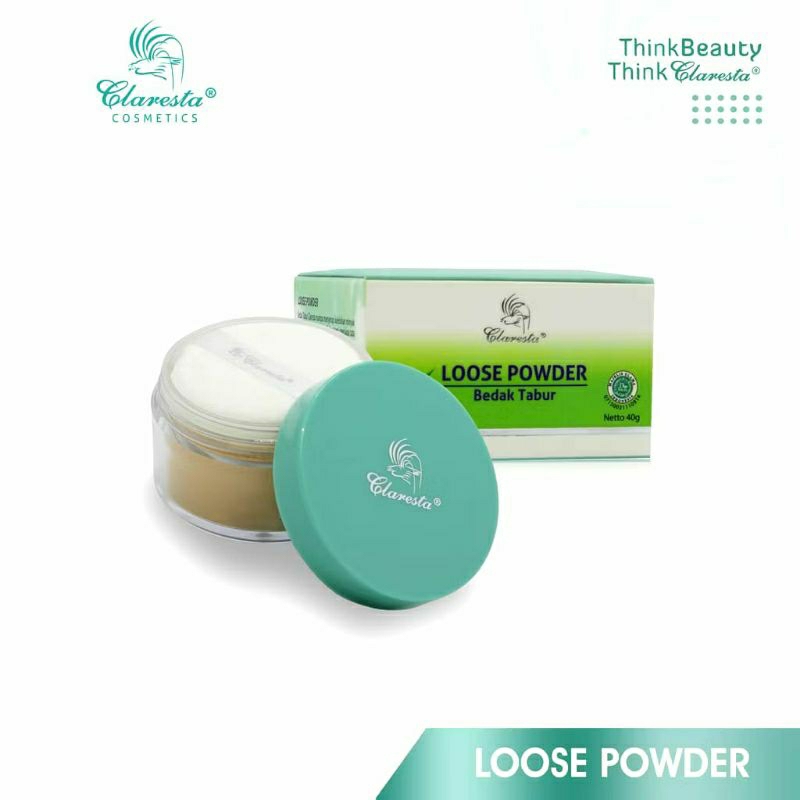 CLARESTA LOOSE POWDER 40GR - BEDAK TABUR CLARESTA ORIGINAL 100%