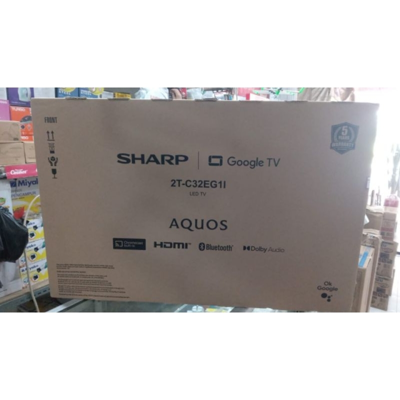 TV android Sharp 32inch (bisa youtube)