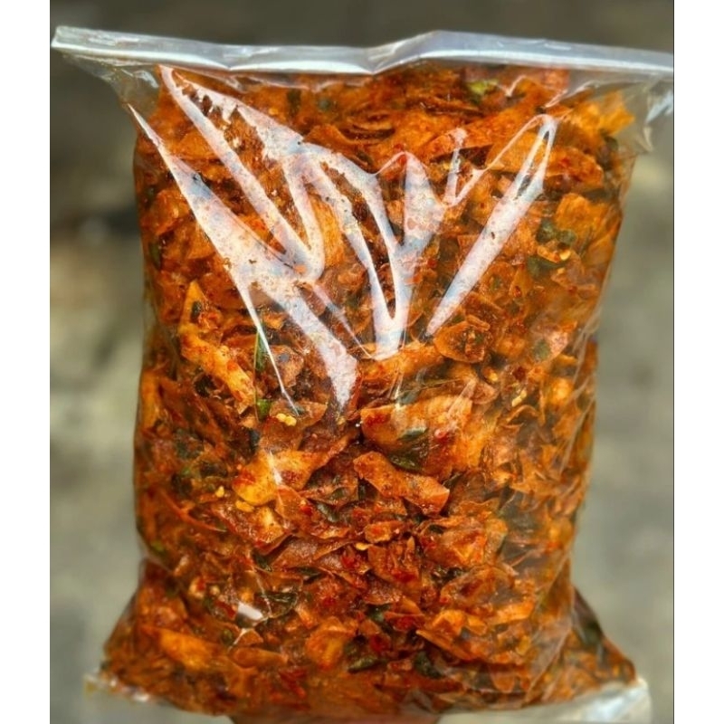 

Kripik singkong kriwil pedas
