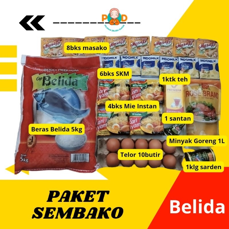 

PAKET SEMBAKO PREMIUM BERAS TELUR MINYAK