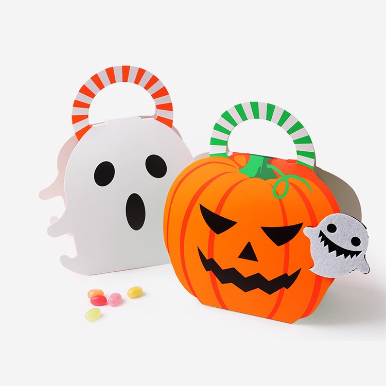 

Halloween Gift Box Candy Box Marshmallow Halloween Cookies Box