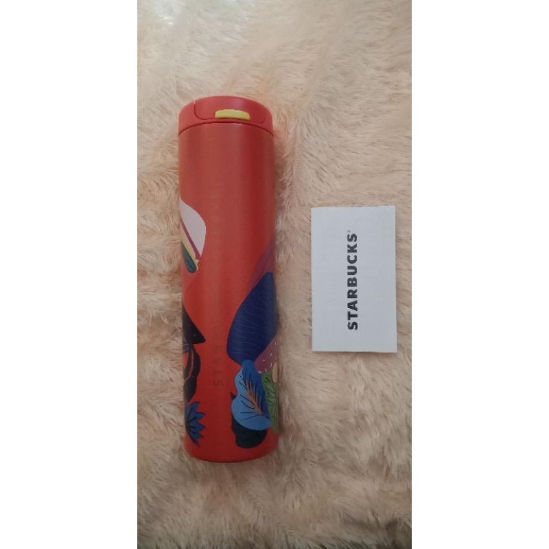 Tumbler Starbucks Coffee Landscape in Red