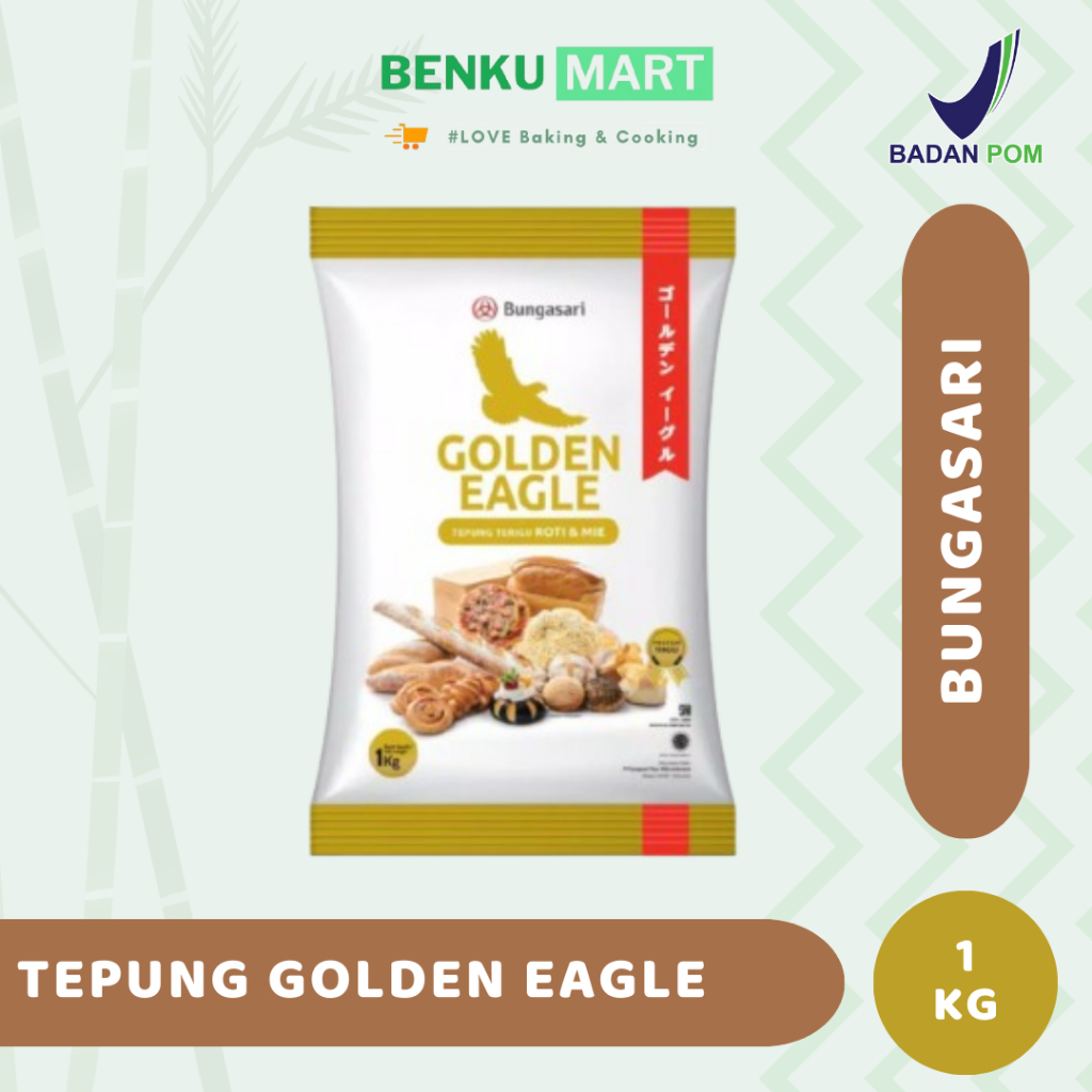 

Tepung Terigu Golden Eagle Premium Roti 1 KG