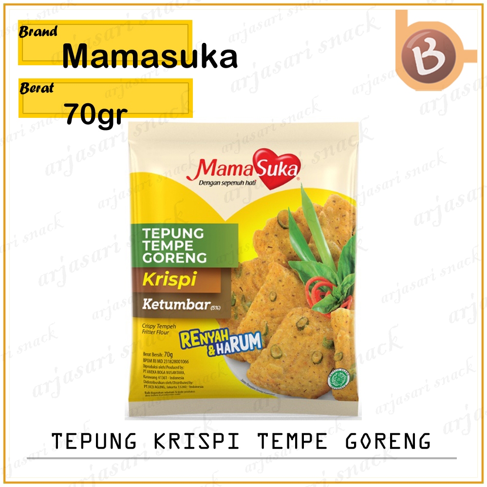 

Mamasuka Tepung Tempe Goreng Krispi Ketumbar 70g