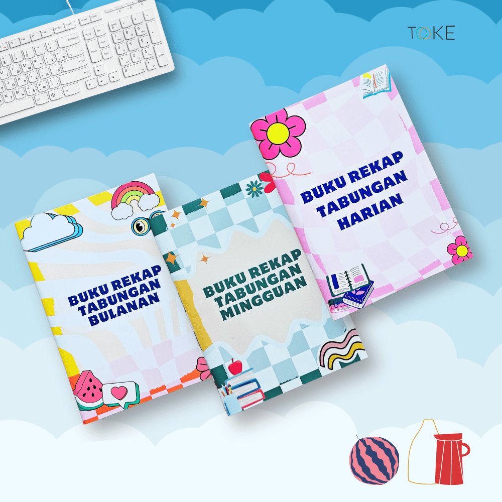 

buku rekap tabungan harian/rekap tabungan mingguan/rekap tabungan bulanan