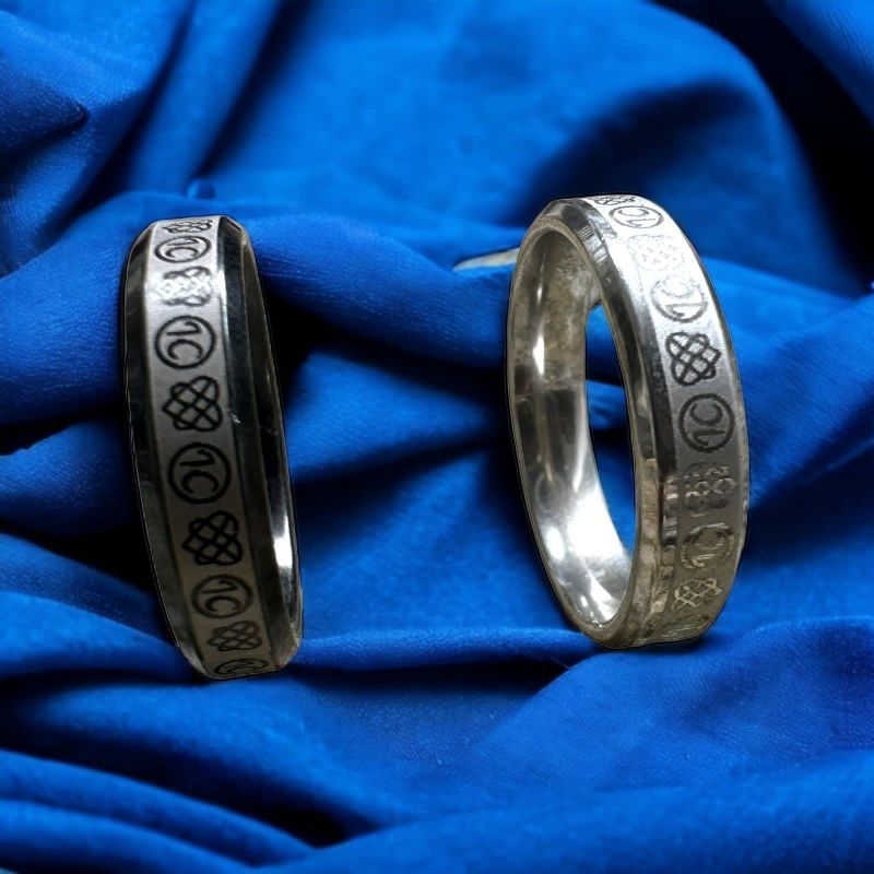 Cincin Titanium Ikatan Cinta Cincin Tunangan Cincin Couple