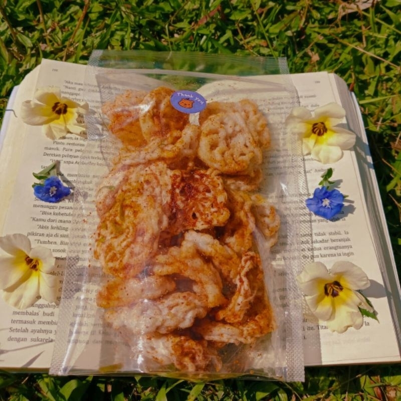 

SEBRING KERUPUK RAFAEL/MAWAR PEDAS DAUN JERUK