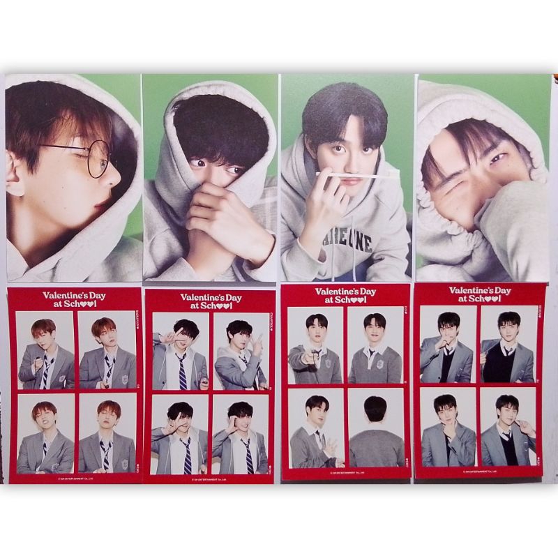 [READY STOCK] POSTCARD 4 CUT PHOTO EXO CHANYEOL BAEKHYUN KYUNGSOO SEHUN SEASON GREETING SG24 OFFICIA