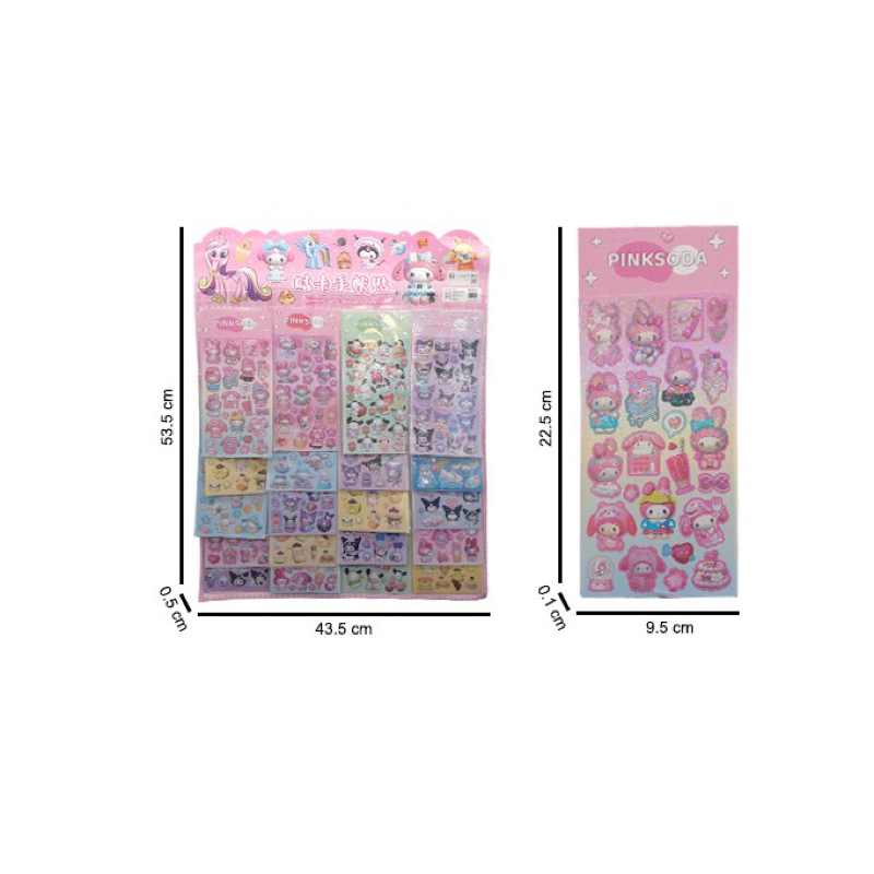 

Sticker Sanrio isi 20 lembar/card