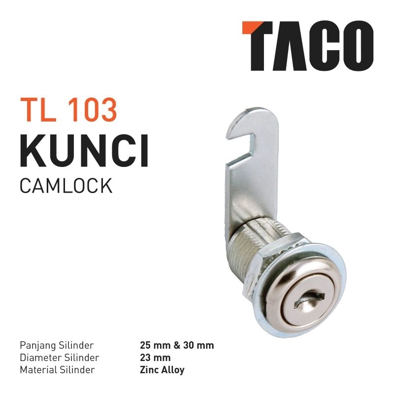 kunci camlock taco (TL 103)