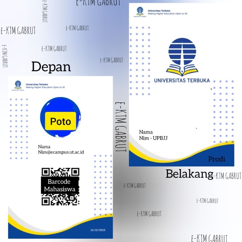 

Lanyard UT/ Kartu Mahasiswa Universitas Terbuka