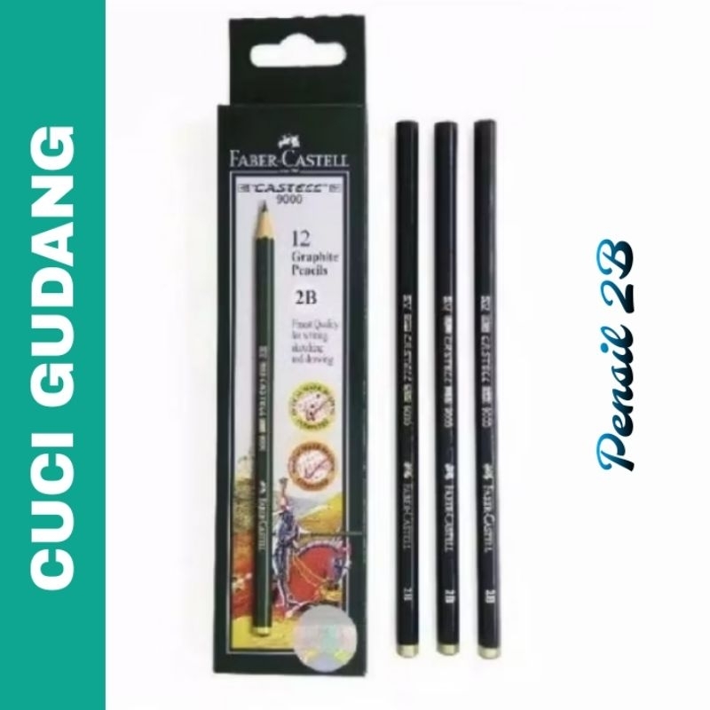 

Cuci Gudang Pensil 2B Faber Castell 12 Pcs / Per Pak